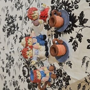 Raggedy ann and Andy cup set b174